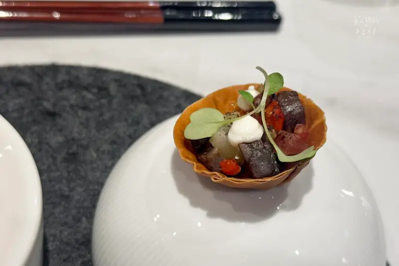 台北大安｜結合台灣在地食材創新！精緻無菜單鐵板燒｜VAN t