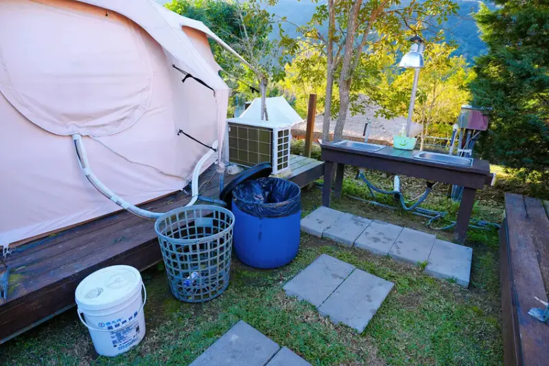 苗栗親子露營「一畝稻田露營區 」，免費搗麻糬、DIY棉花糖，