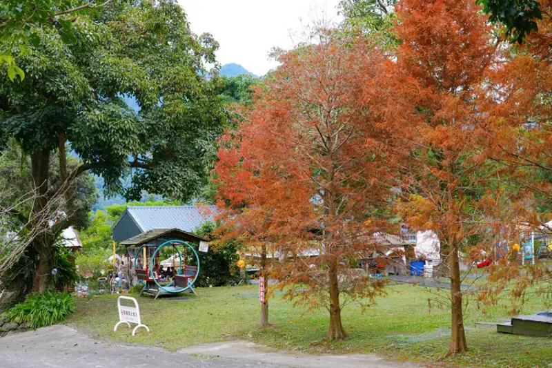 苗栗親子露營「一畝稻田露營區 」，免費搗麻糬、DIY棉花糖，