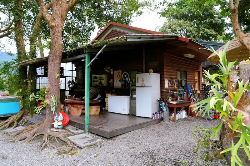 苗栗親子露營「一畝稻田露營區 」，免費搗麻糬、DIY棉花糖，