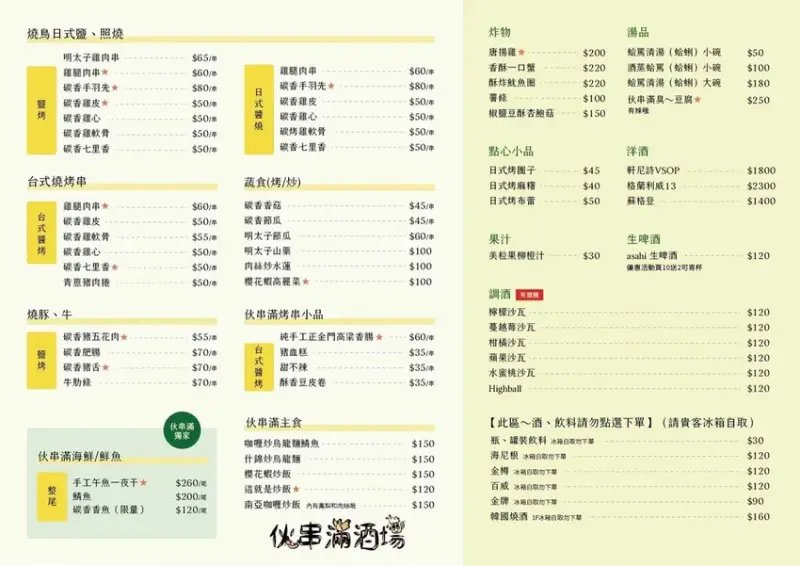 [ 桃園食記 ] 伙串滿酒場 串燒酒場 燒烤居酒屋 | 中壢