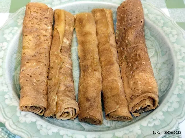 (高雄西子灣隧道口外美食日式古早味「蛋板捲」(Japanese egg roll ),