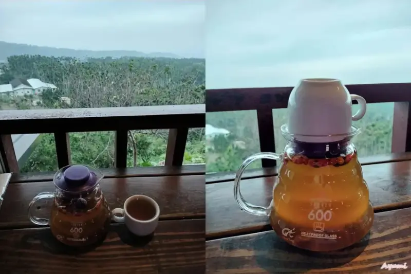 好星晴夜景泡腳咖啡廳/天冷泡腳還能吃火鍋看夜景真的好適合情侶