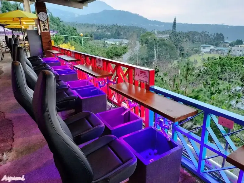 好星晴夜景泡腳咖啡廳/天冷泡腳還能吃火鍋看夜景真的好適合情侶