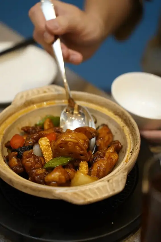 享鴨 - 黃燜野蔬嫩雞煲2.JPG