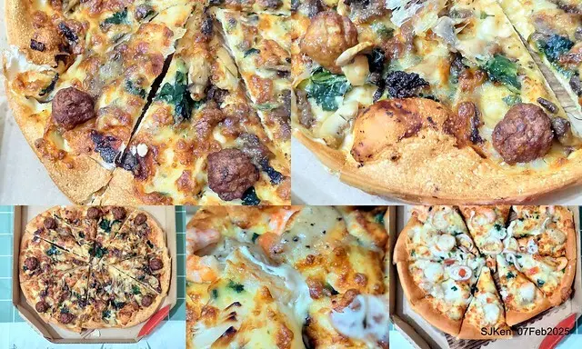 「PIZZA HUT必勝客-南港外送店」APP 買一送三大超值優惠體驗(Special offer of Pizza Hut Nangang branch store), Taipei, Taiwan, SJKen, Feb 7, 2025.