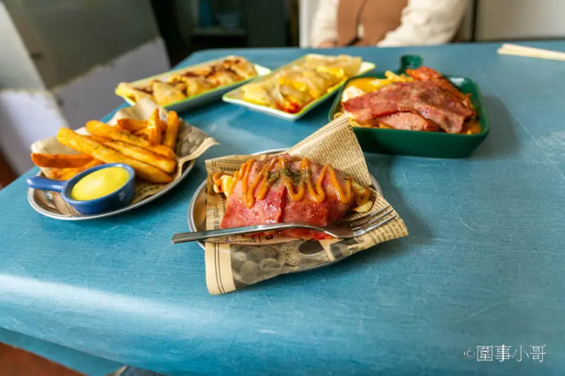 宜蘭蘇澳馬賽早餐-BONBONBRUNCH～很推薦這裡的脆皮蛋餅還有薯條，招牌的可頌鬆餅也很美味～還有超豐盛的麵麵套餐～ @圍事小哥的幸福相框