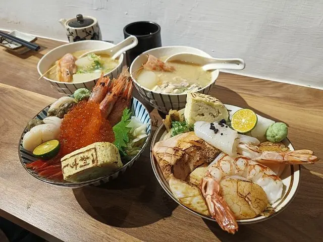 一刺生魚片丼飯01