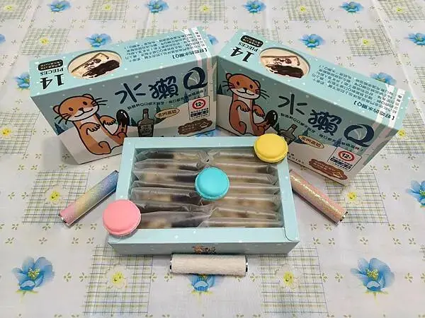 生日派對必備-金門名產伴手禮-水獺Q成人限定點心!!好吃雪Q
