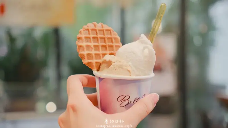貝拉義大利冰淇淋｜南投一日遊｜近文心園及中興新村的道地義大利
