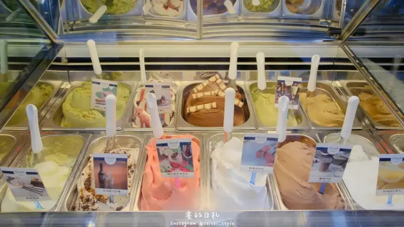 貝拉義大利冰淇淋｜南投一日遊｜近文心園及中興新村的道地義大利