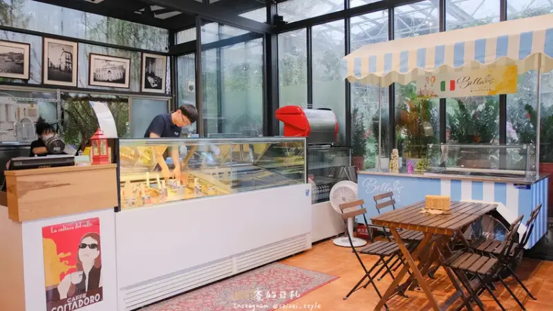 貝拉義大利冰淇淋｜南投一日遊｜近文心園及中興新村的道地義大利