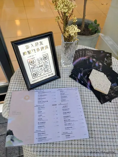(台中韓系風格咖啡廳)「Mini.D Coffee 台中綠川館」(Mini D.Coffee Shop), Taichung, Taiwan, SJKen, Aug 25,2024.