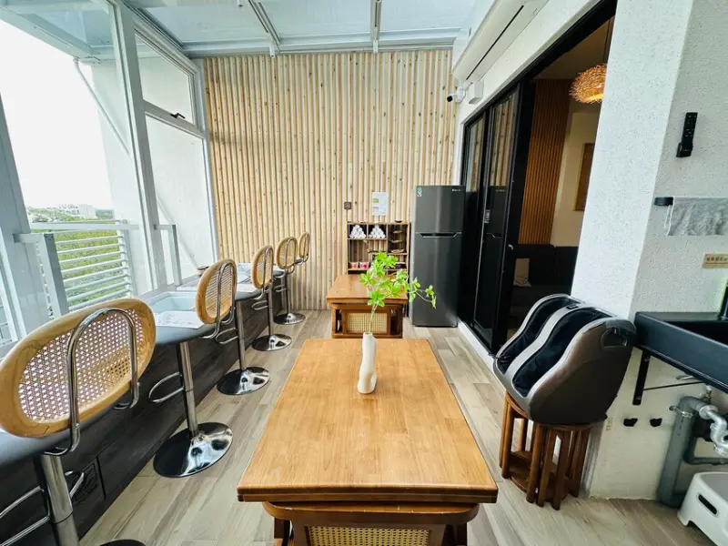 【安平胡桃民宿】台南安平包棟民宿推薦！帶你體驗獨特景觀泡腳池