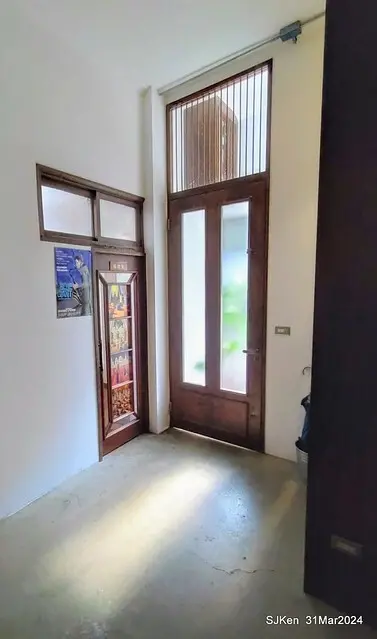 「玉虫畫室 tama.atelier｣(Coffee shop, liberary and painting studio three in one complex houe)， Nangang, Taipei, Mar 31, 2024, SJKen.