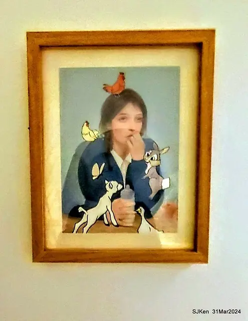 「玉虫畫室 tama.atelier｣(Coffee shop, liberary and painting studio three in one complex houe)， Nangang, Taipei, Mar 31, 2024, SJKen.