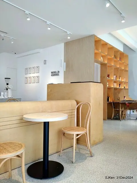 (高雄韓系風格咖啡廳)「Mini.D Coffee 高雄鼓山美術館店」(Mini D.Coffee Shop), Kaohsiung, Taiwan, SJKen, Dec 31 ,2024.