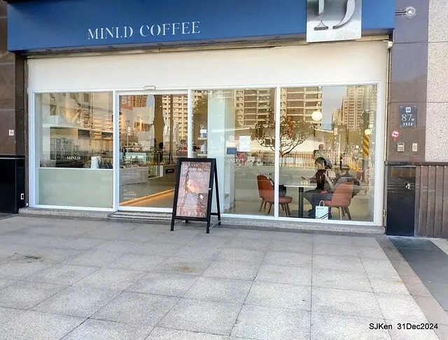 (高雄韓系風格咖啡廳)「Mini.D Coffee 高雄鼓山美術館店」(Mini D.Coffee Shop), Kaohsiung, Taiwan, SJKen, Dec 31 ,2024.