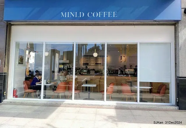 (高雄韓系風格咖啡廳)「Mini.D Coffee 高雄鼓山美術館店」(Mini D.Coffee Shop), Kaohsiung, Taiwan, SJKen, Dec 31 ,2024.
