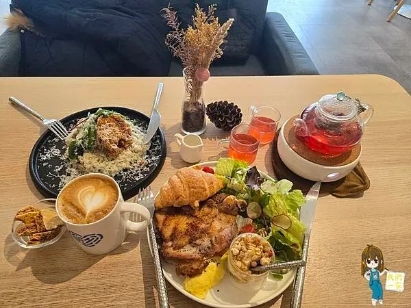 桃園平鎮 穿越乾燥花海，漫步浪漫韓系咖啡館 — 禾曼咖啡 H