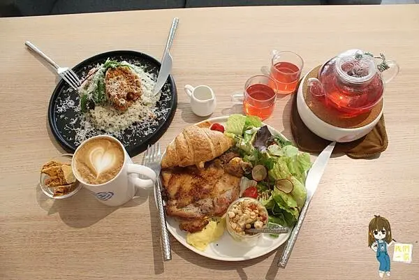 桃園平鎮 穿越乾燥花海，漫步浪漫韓系咖啡館 — 禾曼咖啡 H