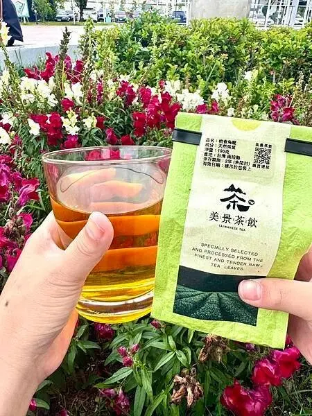 美景茶飲、原葉茶葉、100%台灣茶、職人烘茶、獨特冷泡好茶