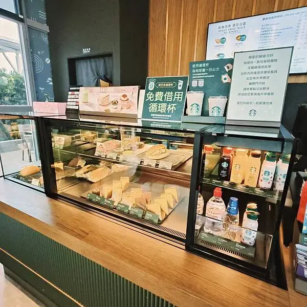 台中清水服務區星巴克~清水站3樓門巿