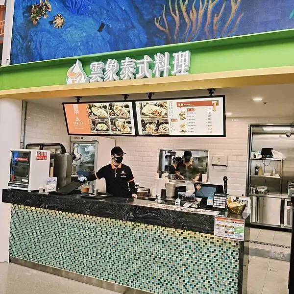 台中清水服務區星巴克~清水站3樓門巿