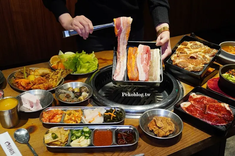阿豬媽菜單.阿豬媽韓式烤肉.台北吃到飽.台北車站美食.北車美食.阿豬媽北車.
