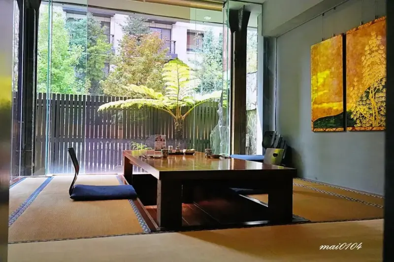 台中隱藏版老字號日料！桃太郎日式料理～日式庭園、私人包廂的用