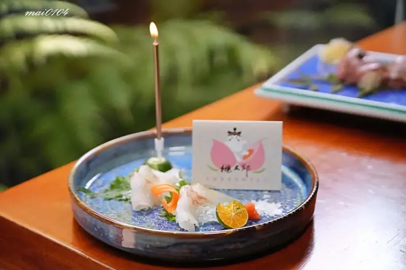 台中隱藏版老字號日料！桃太郎日式料理～日式庭園、私人包廂的用