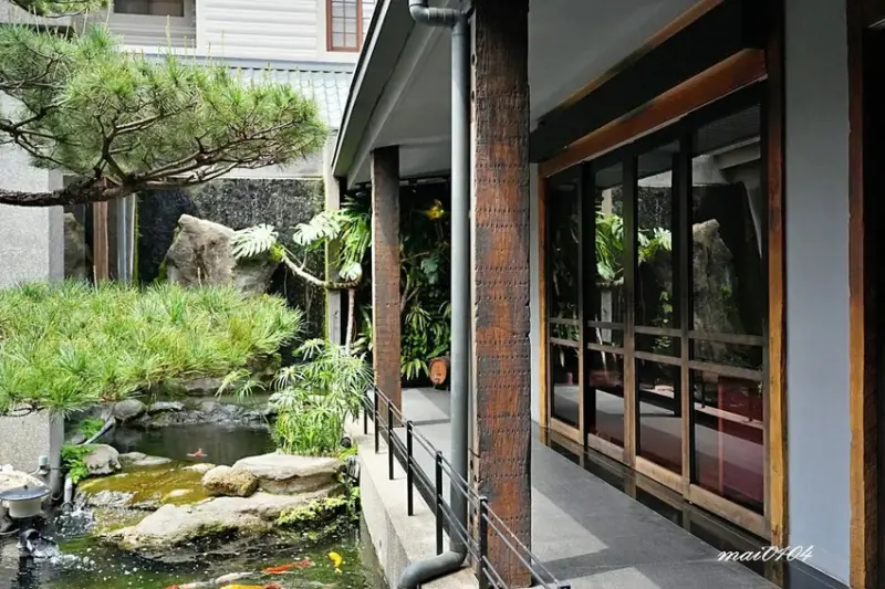 台中隱藏版老字號日料！桃太郎日式料理～日式庭園、私人包廂的用