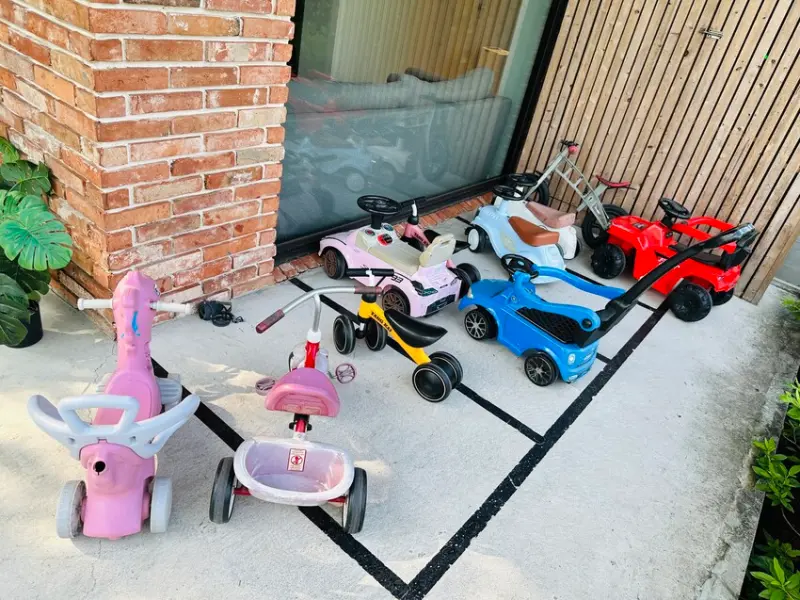 【寗夏時光】宜蘭冬山超人氣親子民宿｜電動車、戲水池、遊戲區一