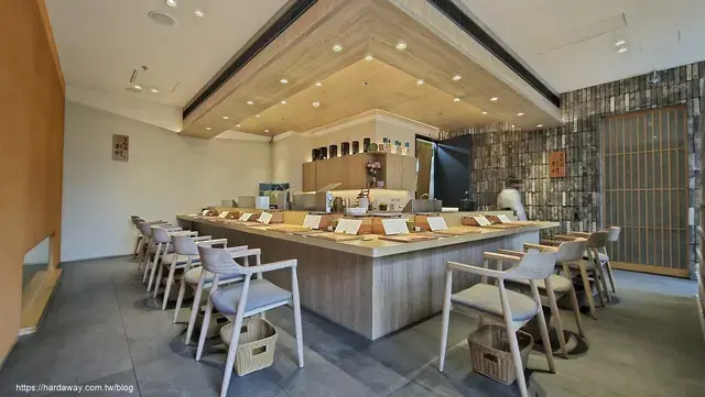 台北萬豪天婦羅杉村台灣店用餐區