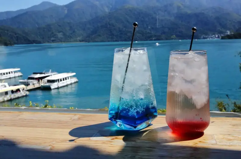 日月潭景觀餐廳推薦，眺Tiao，水社碼頭咖啡廳，270度湖景