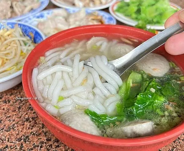 基隆傳統早午餐【阿珠古早味麵店】樸實好味道。