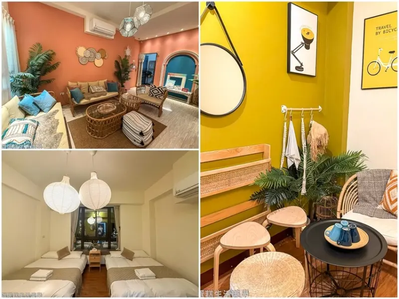 【台南住宿】窄巷子公寓 - 位在海安路附近的摩洛哥風民宿，平日4人房一晚只要千元出頭