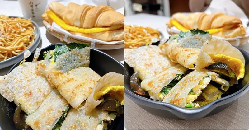 小時候蛋餅 民權店，台中火車站文青風超美手工粉漿蛋餅專賣店，口味多達24種，吐司 可頌 菠蘿 炒麵 厚片 - Cyndi loves享食天堂