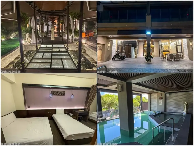 【台南住宿】嬉 · 安平 - 免出國一秒來到峇里島，室內泳池有滿滿渡假氛圍
