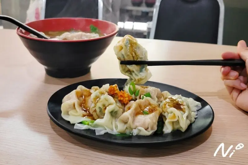 [彰化田中]家湘溫州大餛飩。蝦仁餛飩湯&綜合韭菜鮮肉大抄手