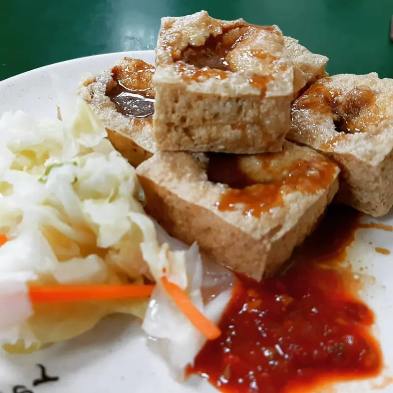 【台北市中正區 / 捷運公館  / 台灣小吃】 公館美食 脆皮臭豆腐 得記麻辣鴨血臭豆腐