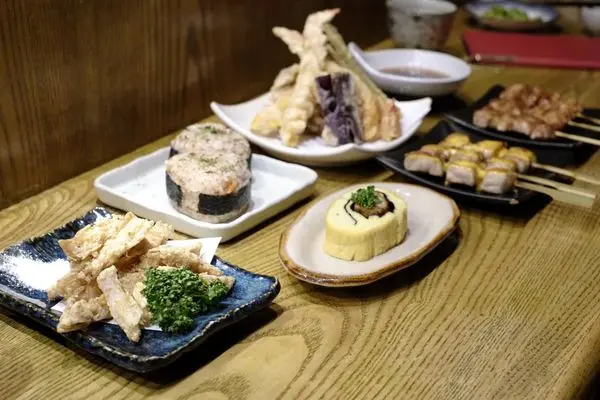 台北景美 味自慢居酒屋 - 厚燒玉子好吃 天婦羅美味 烤土雞肉串多汁 景美居酒屋  