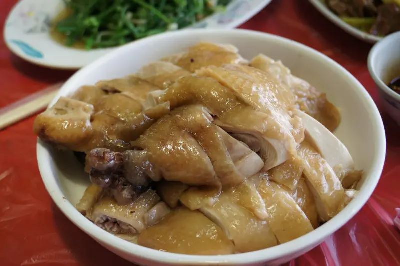 陽明山竹子湖美食推薦-超好吃白切雞
