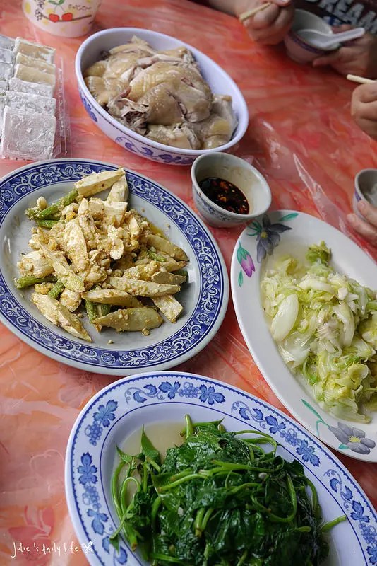 陽明山竹子湖●青菜園(土雞、合菜、地瓜湯、米粉湯)