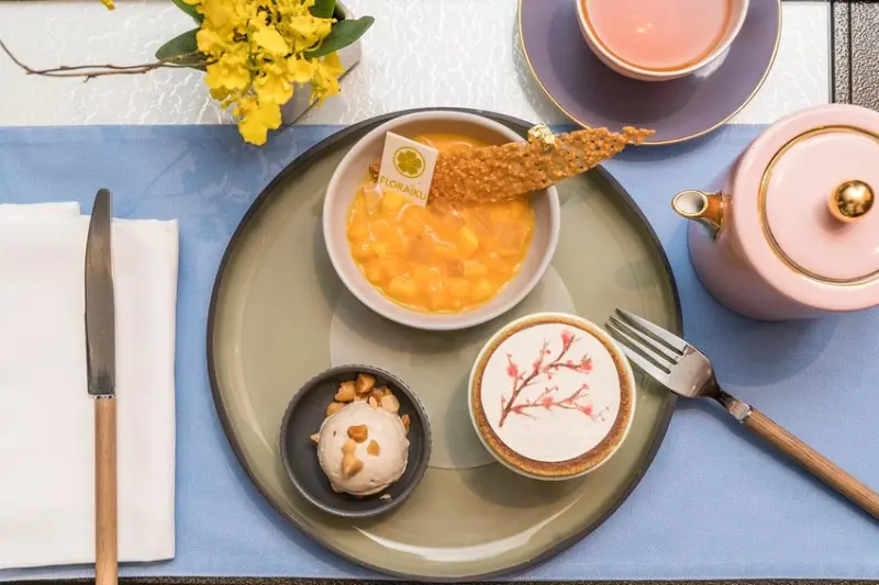 台北最奢華香氛聯名午茶 台北君悅酒店-茶苑 X FLORAÏKU跨界聯名合作 ig風唯美饗宴「品味綺麗幻影午茶之旅」滿2000送 FLORAÏKU香氛禮盒