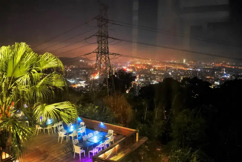 【台北陽明山 | 景觀餐廳】俯視大台北的華燈璀璨✦後花園景觀餐廳