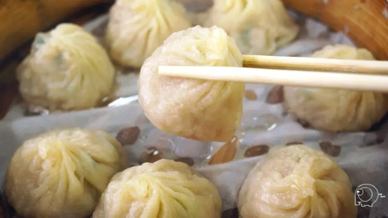 鮮甜爆漿的鮮肉湯包 平價又好吃呀-圓圓小籠湯包@捷運大安站@信維市場