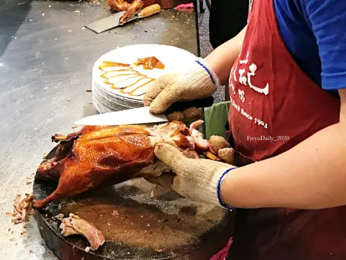 2021,Jan│金馥記脆皮烤鴨│士林最強烤鴨冠軍 4.3星千則評論│走吧台北哪裡吃美食