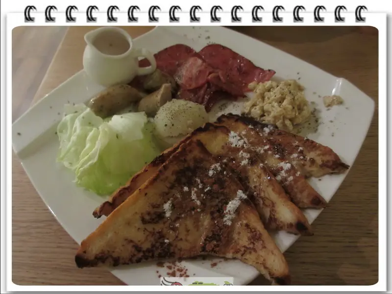 ◎團購卷系列◎「Café Slow咖啡隅」的早午餐「法藍西吐司」和「法式楓糖肉桂吐司」！