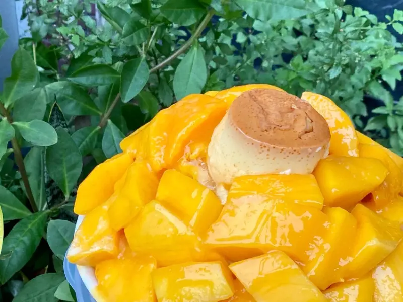 冰鄉：一年一度夏季芒果冰開賣啦！每日限量，務必趁早前往領取號碼牌｜台南ＣＰ值超高！大份量芒果冰水果冰底加！/附店家菜單 - 進食的巨鼠